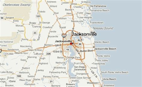 Jacksonville County Map