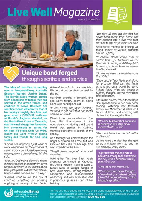 Integratedliving Live Well Magazine Issue 1 June 2021 By