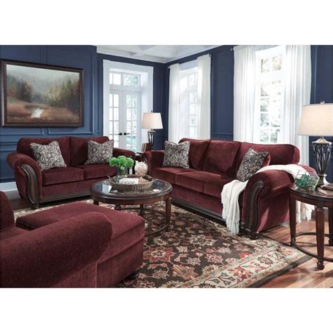 8810238 Ashley Furniture Chesterbrook - Burgundy Living ... It will surely be the focal point of any room.