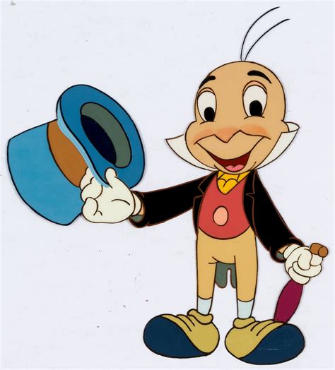 Jiminy Cricket Production Cel Walt Disney C 1970s 80s Lot