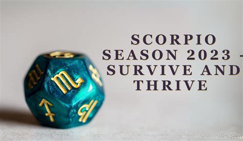 Scorpio Season 2023 Survive And Thrive Manifestation Magic
