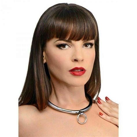 stainless steel slave rolled neck collar restraints locking choker necklace ring ebay