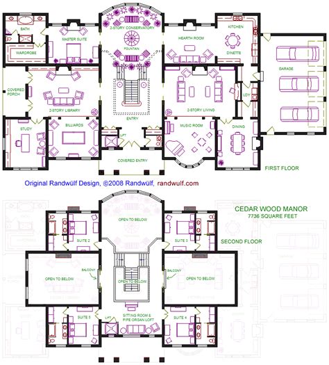Inspiring Manor Layout 16 Photo Home Building Plans