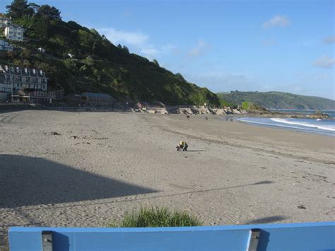 The Beach East Looe From The Pier Photo Uk Beach Guide