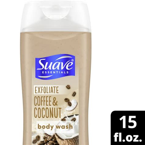 Suave Essentials Body Wash Coffee And Coconut 15 Fl Oz