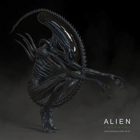 Covenant, the terrifying new movie directed by ridley scott! Colin Shulver Shares Neomorph & Xenomorph Concept Art from ...