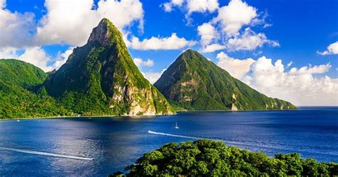 The Pitons St Lucia The St Kitts Nevis Observer