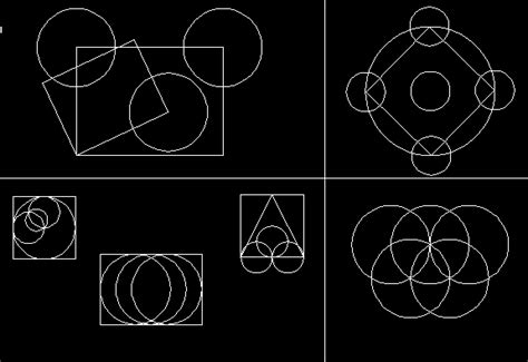 Circles In AutoCAD CAD Library