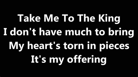 5 / 5 1466 мнений. Take me to the King( Lyrics) - YouTube