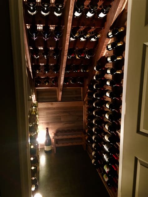 Diy Wine Cellar Under Stairs