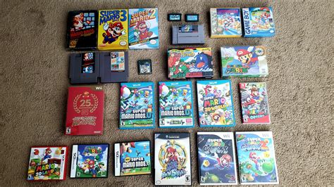 My Main Super Mario Game Collection Gamecollecting