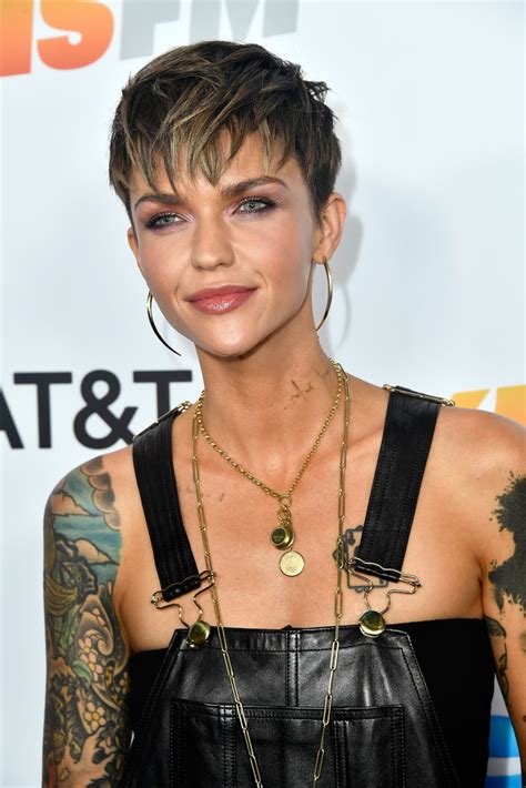 At age 12, rose openly. Ruby Rose Pixie - Ruby Rose Looks - StyleBistro