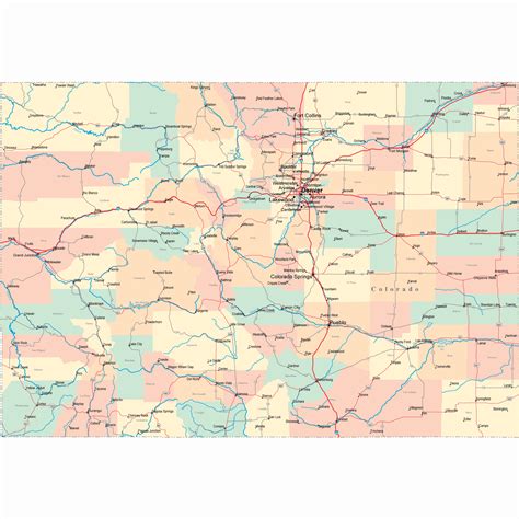Toll Roads In Colorado Map Map