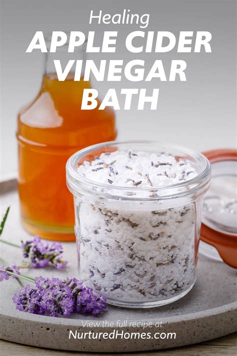 Healing Apple Cider Vinegar Bath Recipe Nurtured Homes Recipe Apple Cider Vinegar Bath