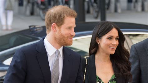 Meghan Markle Wearing A Self Portrait Dress For Invictus Games Reception Marie Claire