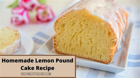 Delicious Lemon Pound Cake
