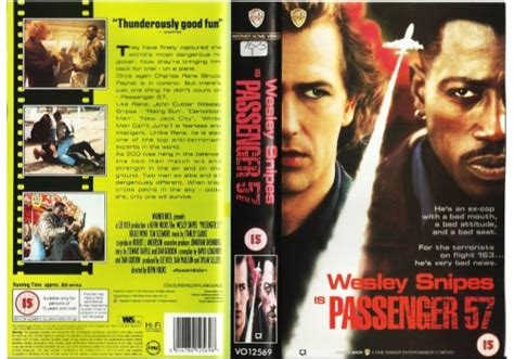 Passenger 57 1992 On Warner Home Video United Kingdom Vhs Videotape