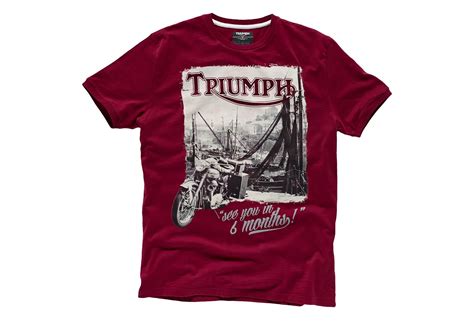 Triumph T Shirt Heritage Archive Collection Per Lestate 2015 Motoblog