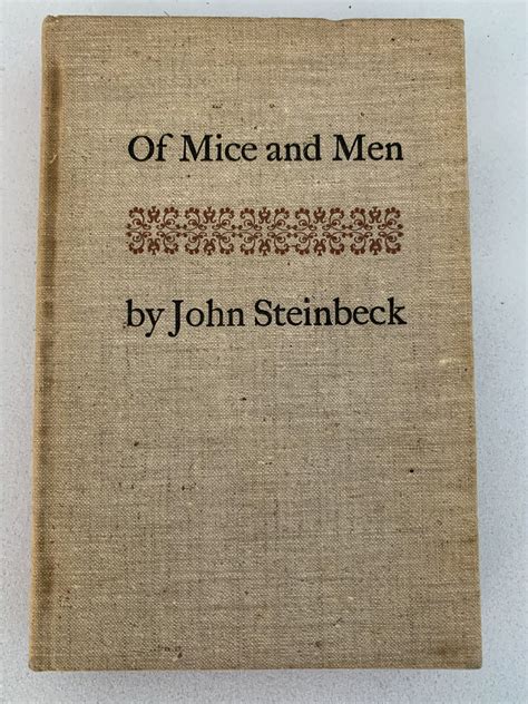 Of Mice And Men A Play In Three Acts By John Steinbeck Near Fine