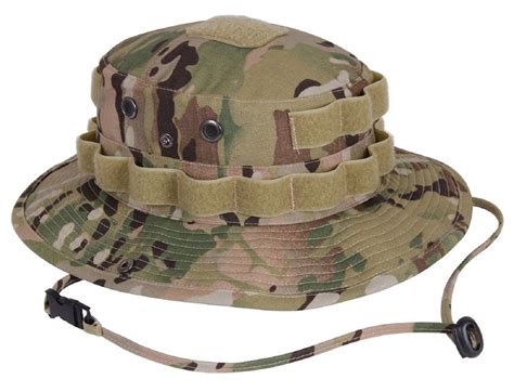 Multicam Camouflage Adjustable Outdoor Boonie Tactical Bucket Hat Roth