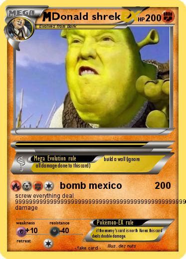 Pokémon Donald Shrek 2 2 Bomb Mexico My Pokemon Card