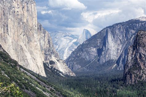Beautiful Landscape Of Yosemite National Park California Image Free