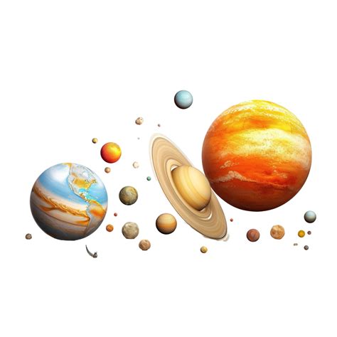 3d Illustration Of The Planets Of Our Solar System Space Exploration
