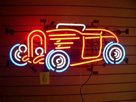 32 Ford Hot Rod Neon Sign 135x31 In Box And Works As It Should