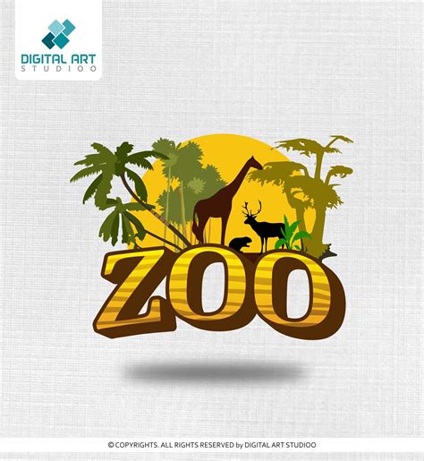 Zoo Logo Design Zoo Logo Logo Design Graphic Design Logo