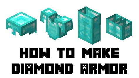 Minecraft How To Make Diamond Armorhelmet Chestplate Leggings