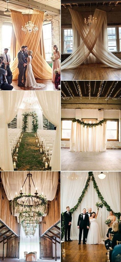 20 Wedding Arches With Drapery Fabric Wedding Arch Wedding Ceremony