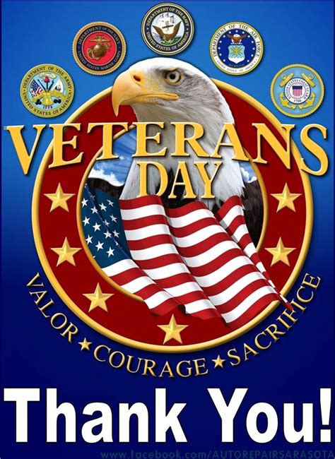 Veterans Day Honoring All Veterans We Thank You For Your Service To