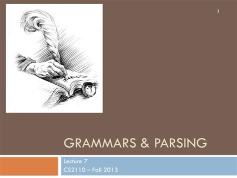 Ppt Grammars And Parsing Powerpoint Presentation Free Download Id