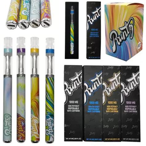 RUNTZ Rechargeable Disposable Vape Pen Cigarette 1000mg High Potency
