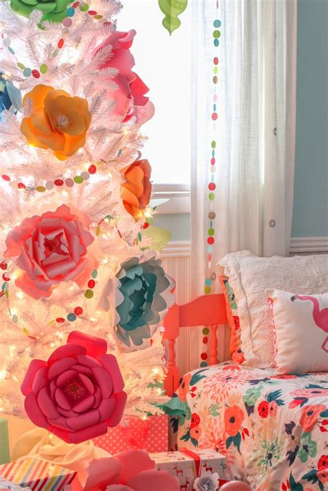 Paper Flower Christmas Tree The Craft Patch