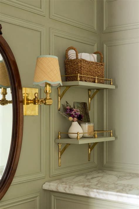 Many kitchen cabinet doors can be customized with different edge details. Diy How To Build Shelves With Brass Gallery Rails In 2020 Shelves Brass Shelving Home