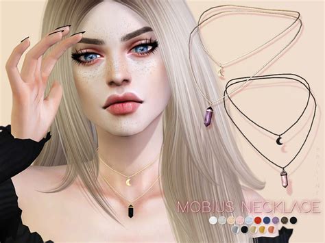 Mobius Necklace By Pralinesims At Tsr Sims 4 Updates