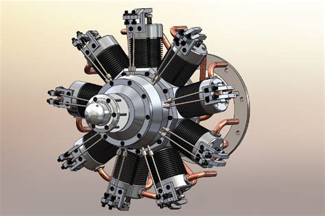 Stroke Cylinder Radial Engine Diagram