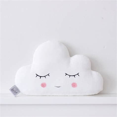 Cloud Pillow Nursery Girls Pillow Nursery Throw Pillow Cloud Cushion