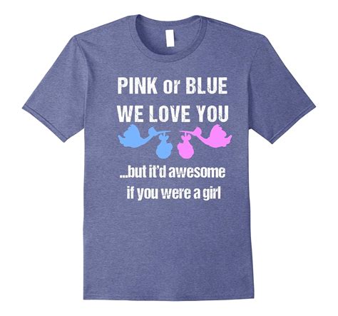 Funny Pink Or Blue Gender Reveal Shirt Gender Reveal Party Fl Sunflowershirt