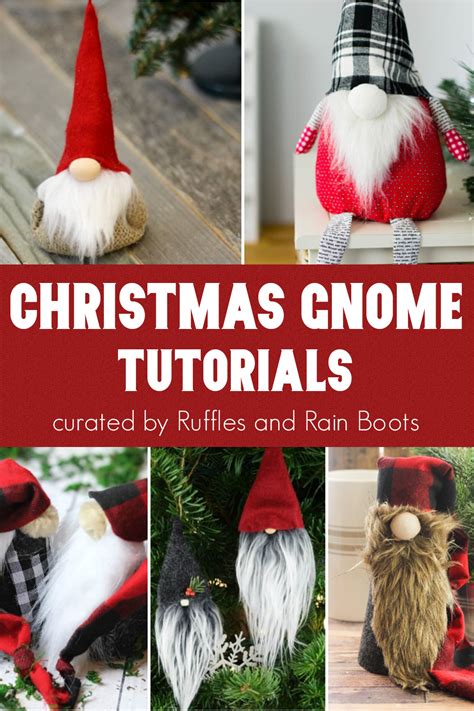 Ultimate List Of Christmas Gnome Tutorials Gnome Tutorial Diy