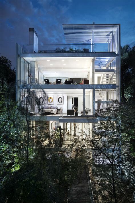 Vertical House In Dallas Miro Rivera Architects