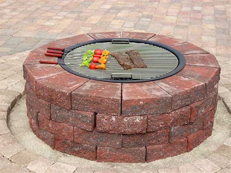 A round brick fire pit is a cozy outdoors place to sit and entertain friends especially during warm summer nights. 27 Hottest Fire Pit Ideas and Designs