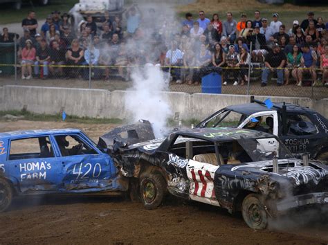 Outrageous Photos From The Demolition Derby At New Jerseys State Fair