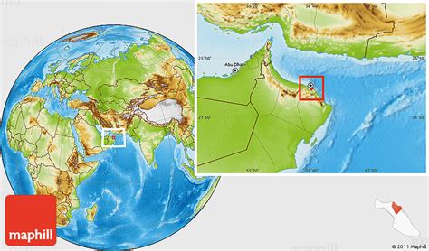 Muscat Oman In World Map United States Map