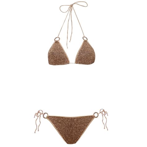 Oseree Lumiere Microkini Bikini Set Women Sand Flannels