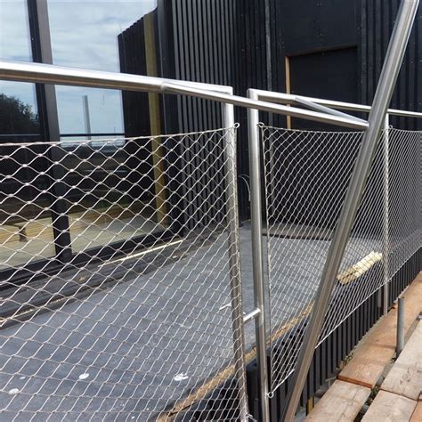 Handrail Infill Stainless Steel Wire Mesh For Balustrade Fencing With
