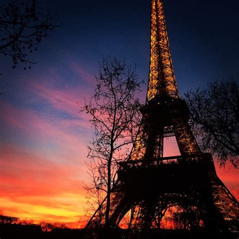 Eiffel Tower Paris France Sunsets In Paris Doesnt