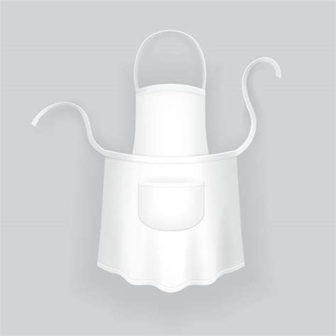 top  white apron clip art vector graphics  illustrations istock