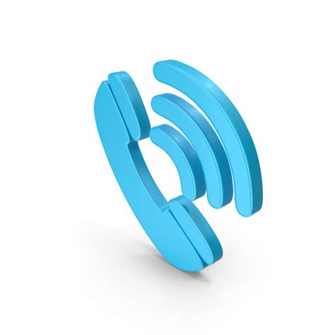Incoming Call Symbol Blue 3d Object 2298906959 Shutterstock